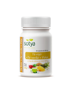 Te rojo,te verde y piña 60 capsulas Sotya